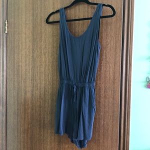 Navy Romper